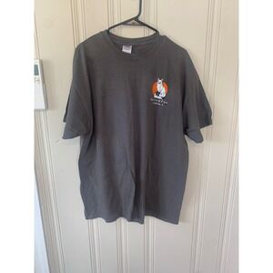 Silver Fox Vodka T Shirt Mens XL Gray‎ Distillery Virginia Novelty Graphic